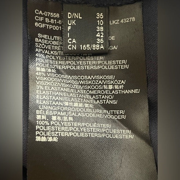 MEXX METROPOLITAN NAVY DRESS PANTS SIZE 6 - Picture 4 of 4